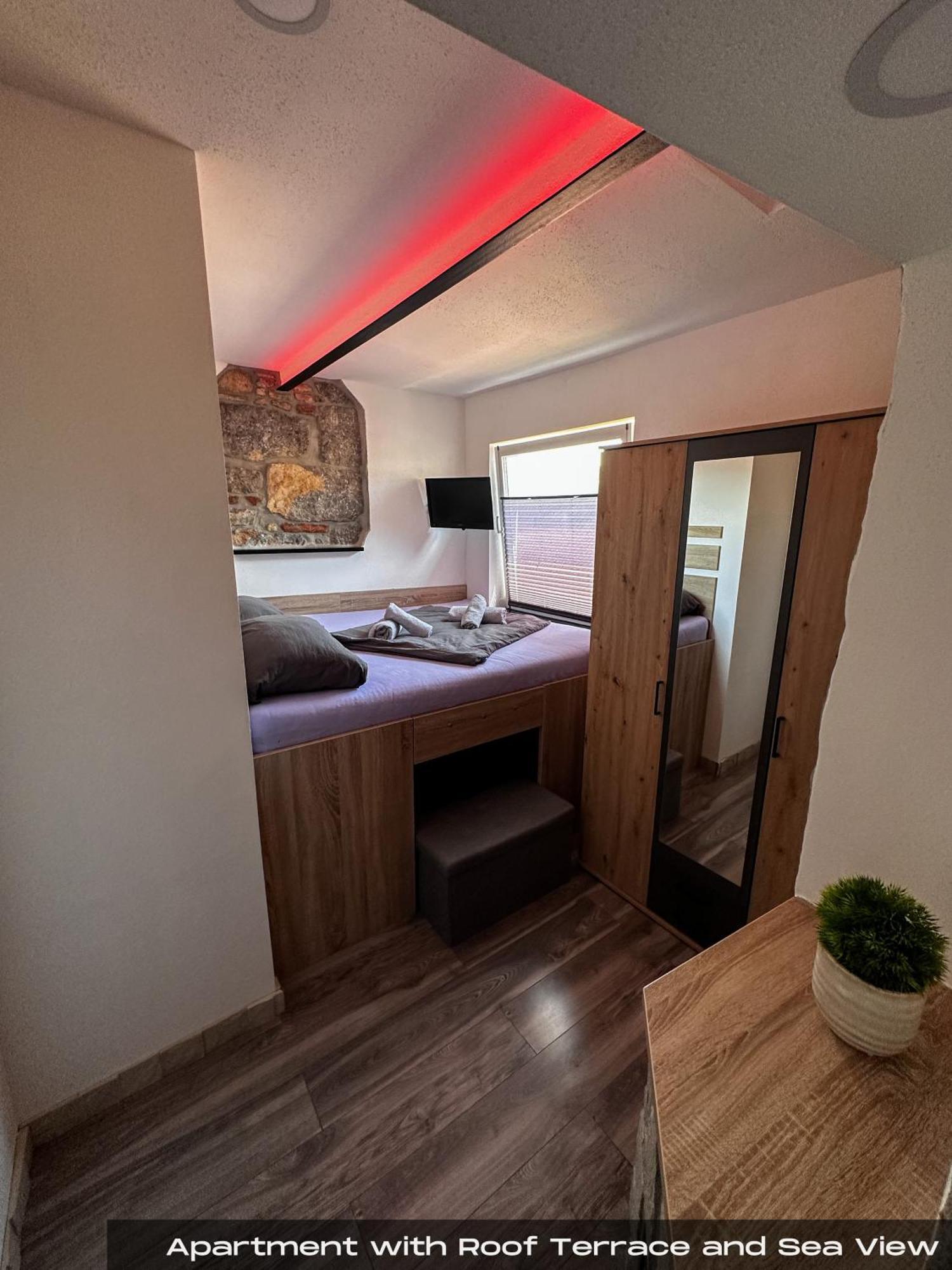 Villa Volos With Roof Terrace, Sea View, Free Private Parking Opatija Eksteriør bilde